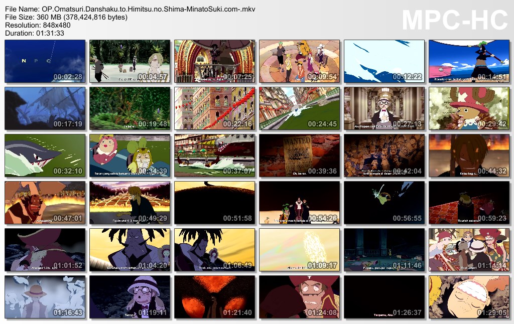 One Piece Movie 6 Omatsuri Danshaku to Himitsu no Shima