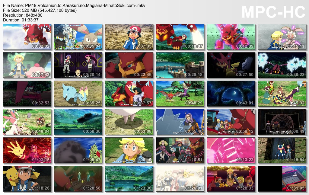 Pokemon the Movie XY Z Volcanion to Karakuri no Magiana