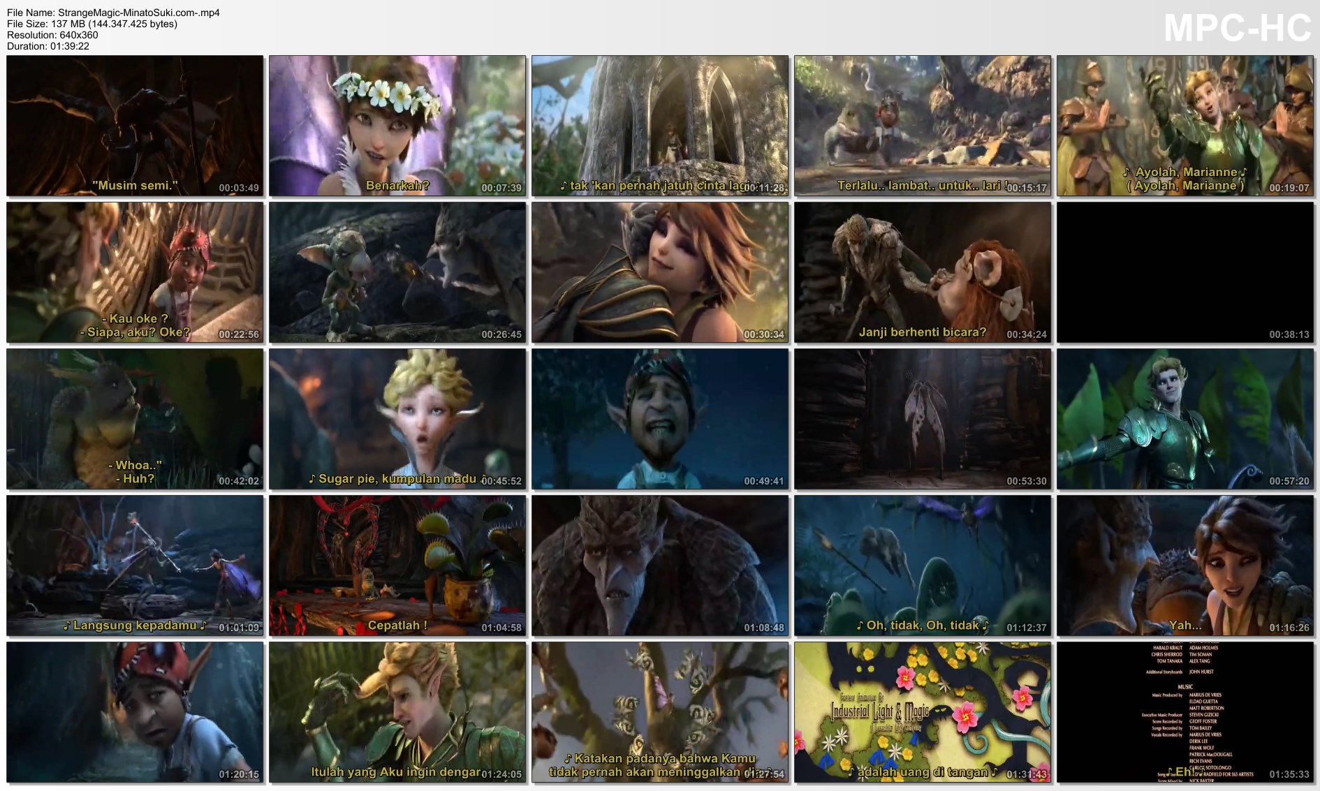 Strange Magic 2015 Bluray 3gp Mp4 Avi Subtitle Indonesia Www